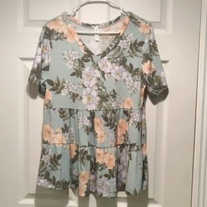 Floral top by Now and forever